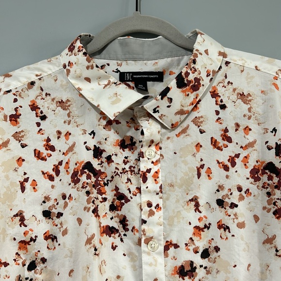 INC MEN BUTTON UP SHIRT LONG SLEEVE SZ 3XL - Picture 3 of 11
